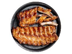 Вкусни и сочни мариновани свински ребра с ароматни подправки и глазирани с домашен сос барбекю на фурна - снимка на рецептата Вкусни и сочни мариновани свински ребра с ароматни подправки и глазирани с домашен сос барбекю на фурна - снимка на рецептата